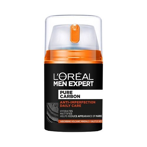 L'Oreal Men's Pure Carbon Anti Imperfection Daily Care Face Cream, 50ml