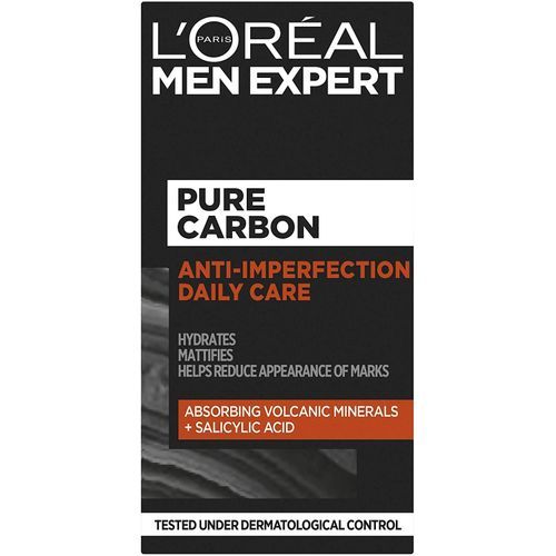 L'Oreal Men's Pure Carbon Anti Imperfection Daily Care Face Cream, 50ml