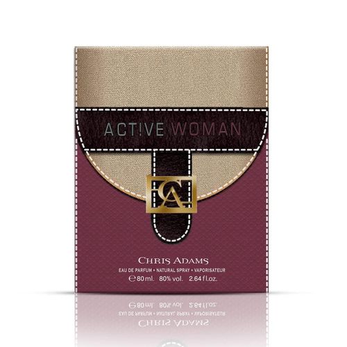 Chris Adams active woman luxurious stylish perfume