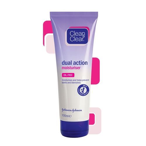 Clean & Clear Dual Action Moisturiser,Expires after 12months of opening ĺ3