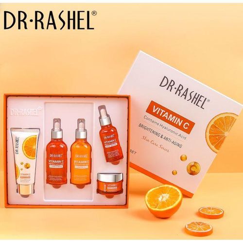 Dr Rashell Vitamin C Anti Aging Toner,Cleansing Milk,Day Cream Collection