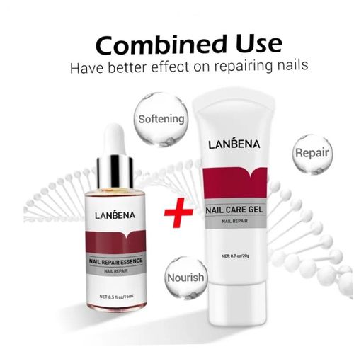Lanbena  Nail Fungus Treatment Essence Nail Care Repair Gel and serum