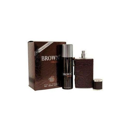 Fragrance World Brown Orchid Men's Perfume with Free Deo Spray - 80ml