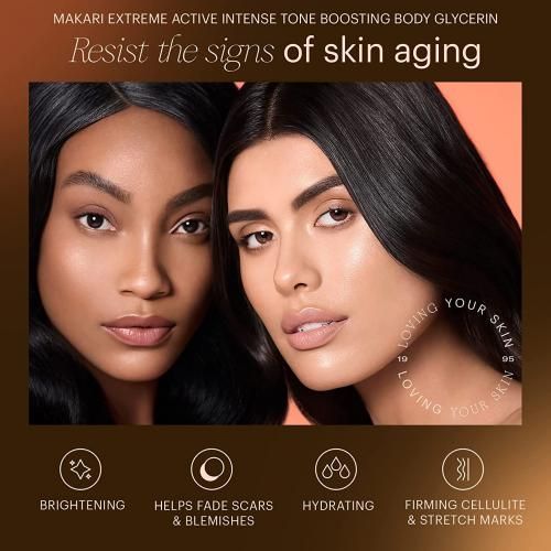 Makari Extreme Carrot & Argan Oil Skin Toning Body Glycerin- 16.8oz