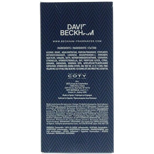 David Beckham Classic Blue Eau De Toilette Perfume For Men, 90 ml