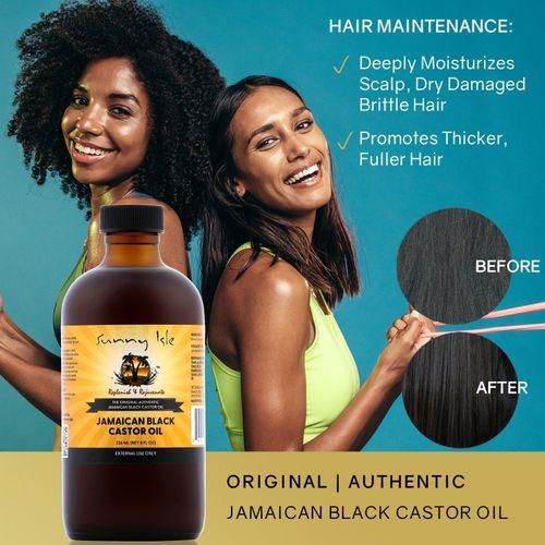 Castor Oil Jamaican Black Castor  sunny isle Oil - 236mls
