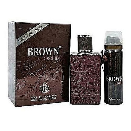 Brown Orchid Perfume For Men With Free Deo Spray - Brown