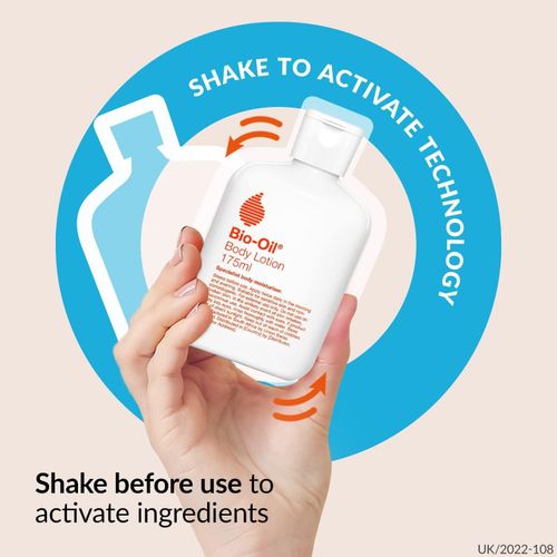 Bio Oil Body Lotion 175ml  Ultra-Light Body Moisturiser for Dry Skin  Daily Moisturising Lotion with Oil-in-Water Technology  Non-Greasy Fast Absorption