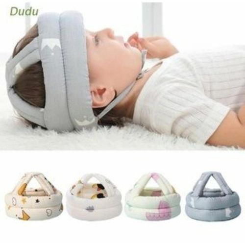 Baby Head Protector Cap Anti Fall Safety Helmet-White