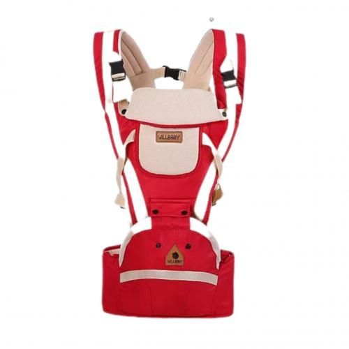 Breathable Hip Baby Carrier -Red