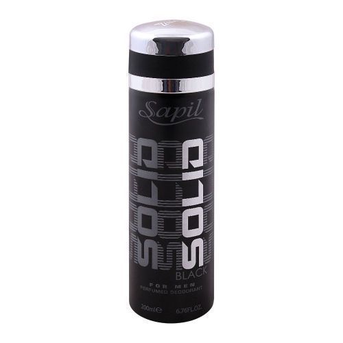 Sapil Men Solid Black Spray