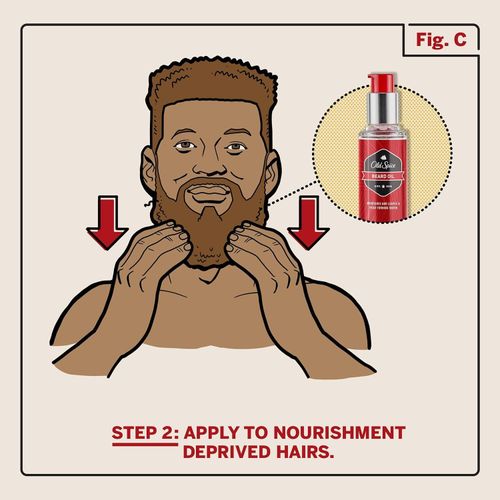 Old Spice Nourishing Men Beard Oil 50ml With A Classic Scent