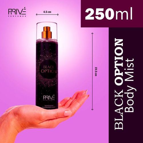 Black Option - Body Mist - For Women - 250ml