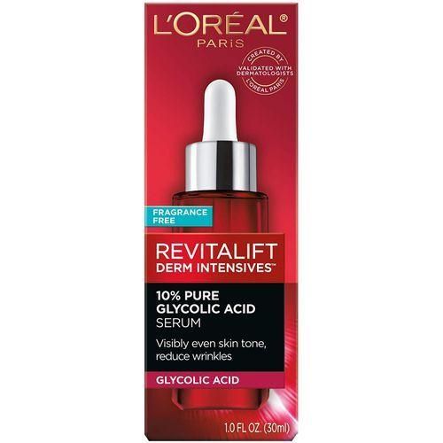 L'Oreal L&rsquo;Oreal Revitalift Glycolic Acid Peel Serum - Evens Tone, Reduces Wrinkles, Exfoliates With Aloe, 1 Oz