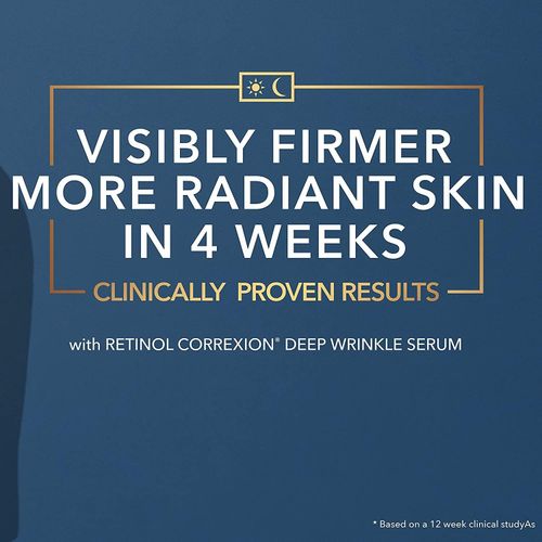 Retinol Correxion Deep Wrinkle Retinol Face Serum With Ascorbic Acid For Fine Lines, Dark Spots, Acne Scars, 1oz