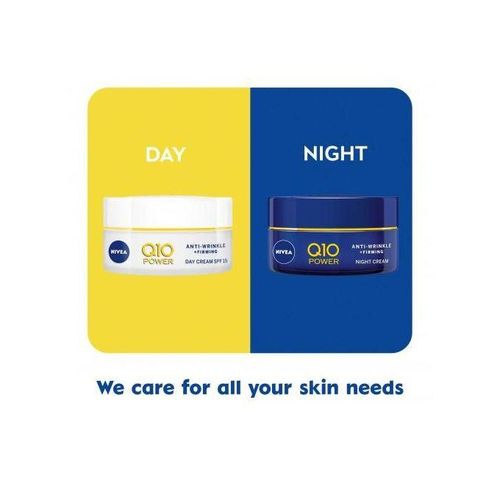 NIVEA  Q10 Power Anti-Wrinkle Day Cream 50ml & Night Cream 50ml