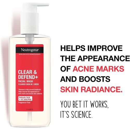 Neutrogena Clear And Defend+ Wash 200ml