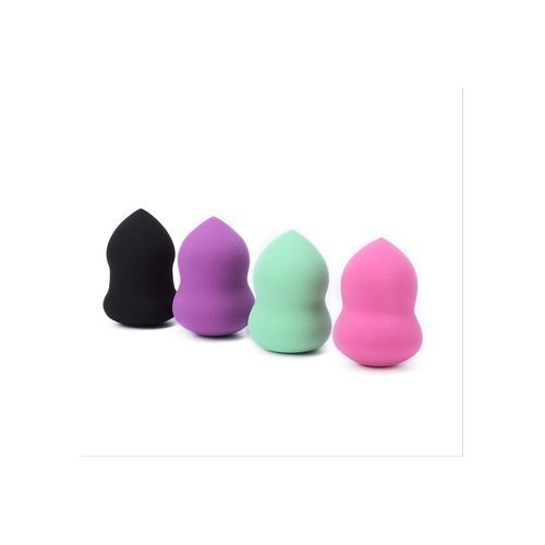 Other 4 Puff Blending Sponge Bundle - Black, Purple, Green, Pink