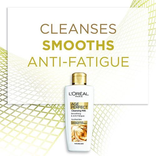 L'Oreal Age Perfect Smoothing & Anti Fatigue Vitamin C Cleansing Milk 200 Ml