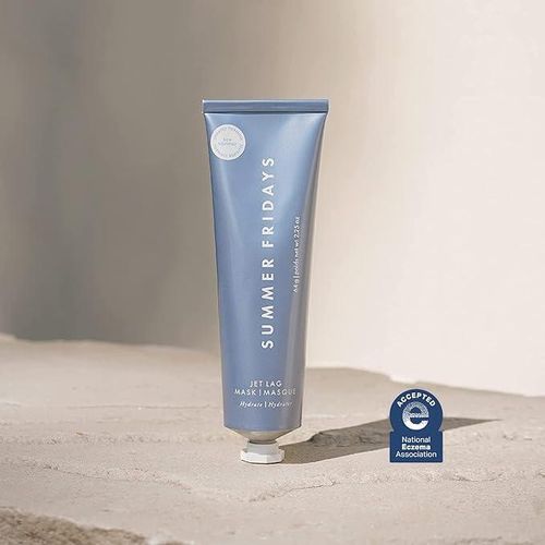 Summer fridays Jet Lag Mask - Hydrating Face Mask + Moisturizer - Enriched with Hyaluronic Acid, Niacinamide, Glycerin + Antioxidants Helps Nourish Skin for a Renewed + Radiant Complexion 46g