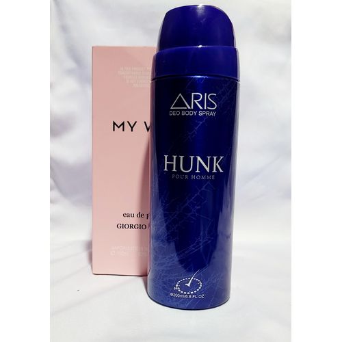 My Way Perfume Fragrance & Hunk Body Spray