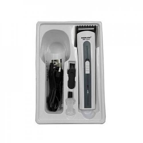 Nikai Rechargeable Hair Trimmer Cutter /Shaving For Men & Women - Grey - White