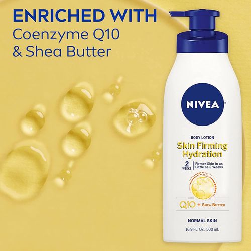 NIVEA Skin Firming Hydrating Body Lotion - With Q10 For Normal Skin - 16.9oz