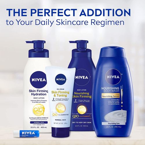 NIVEA Skin Firming Hydrating Body Lotion - With Q10 For Normal Skin - 16.9oz