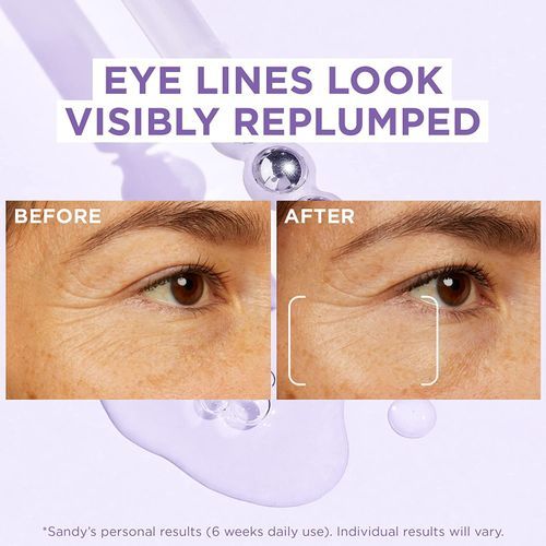 L'Oreal Revitalift 2.5% Hyaluronic Acid & Caffeine Filler Eye Serum, Replumps, Brightens & De-Puffs Eyes – 20ml