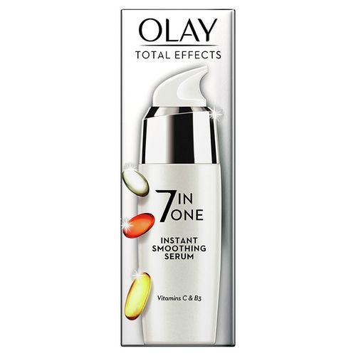 Olay Total Effects 7-in-1 Anti-Ageing Instant Smoothing Serum With Vitamin C & E, 50 Ml