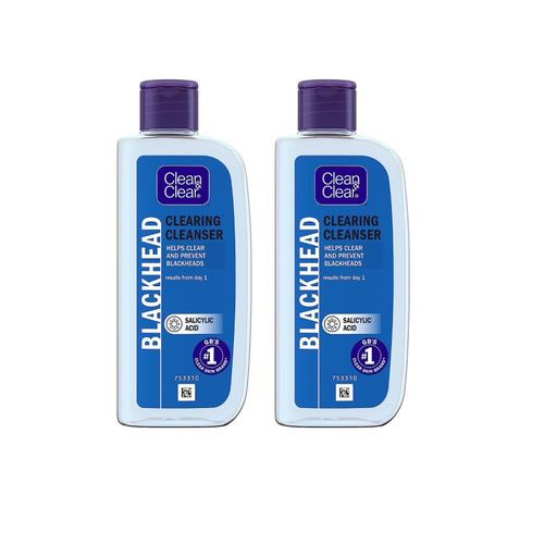 Clean & Clear  Blackhead Clearing Oil Free Cleanser, 200ml (Park of 2)