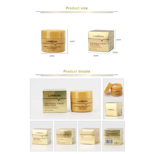 Lanbena Herbal Acne Scar Removal Stretch Marks Cream Skin Repair Night Cream - 40g