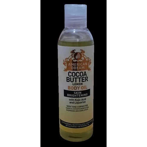 American Dream Cocoa Butter Lemon Brightening Body Oil 200ml