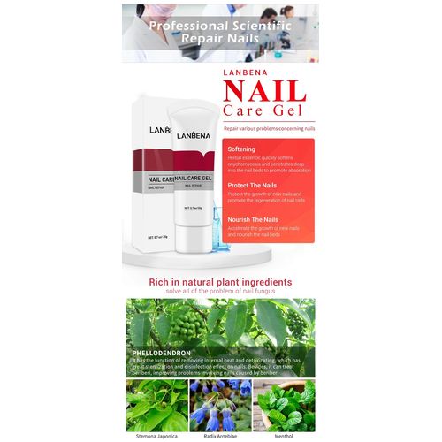 Lanbena Nail Fungal Care Gel Remove Onychomycosis Effective against soften nails Nail Treatment Nourishing Hand And Foot Care
