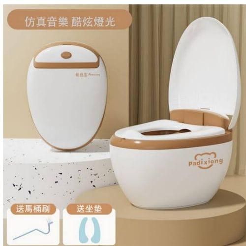 Babies Soft Seat Toilet Trainer, Baby Potty Seat Kit with lid- Multicolor