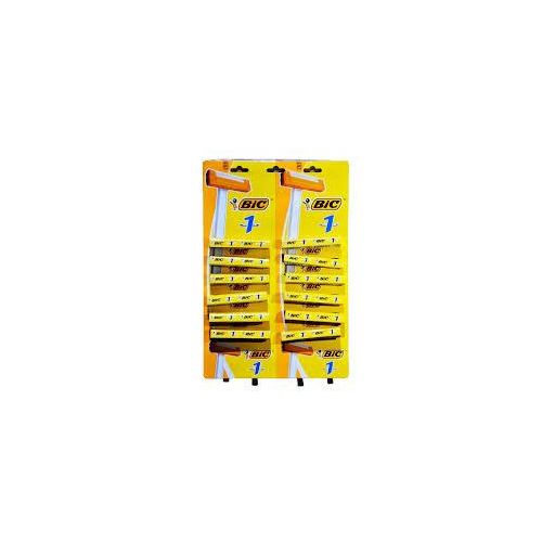 Bic A Dozen *12Pcs* Of  Long Lasting Shavers - Orange, White