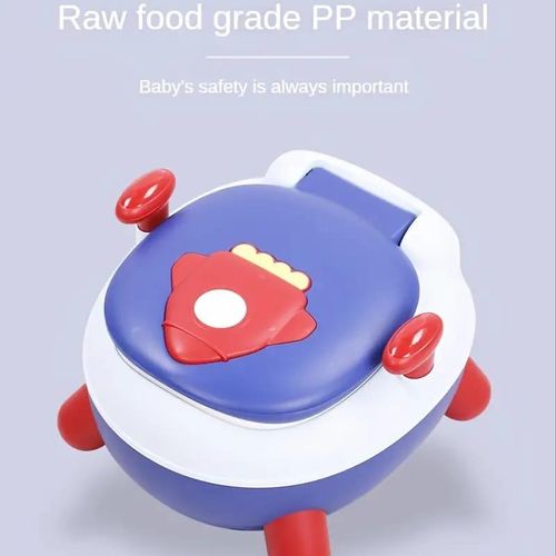 hildren's Potty Children's  Baby Potty Children's Toilet Seat with Handles and Non-Slip Function, Baby Toilet Trainer Ergonomic Potty- Multicolor