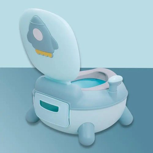 hildren's Potty Children's  Baby Potty Children's Toilet Seat with Handles and Non-Slip Function, Baby Toilet Trainer Ergonomic Potty- Multicolor