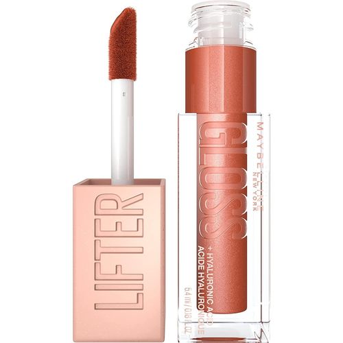 Lifter Gloss, Hydrating Lip Gloss With Hyaluronic Acid, For Plumper Looking Lips, Copper, Terracotta Neutral, 0.18oz