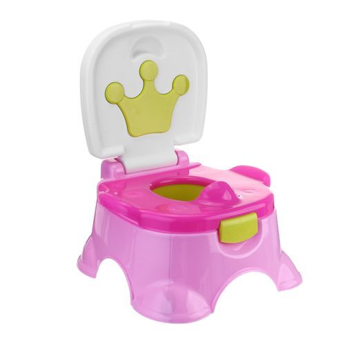 Raised Toilet Seat Potty - Pink, White