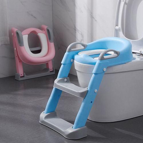 Toilet Trainer With Non-Slip Cushioned Ladder - Multi-Color