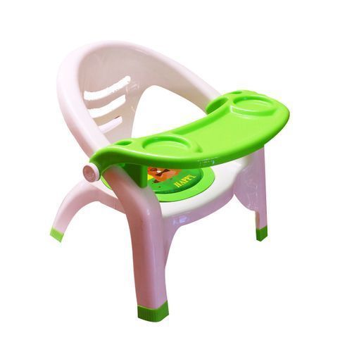 Pretty Children's Plastic Chair - Green