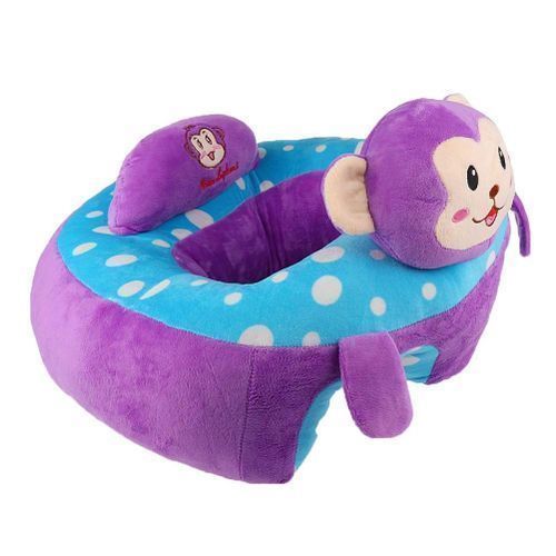 Baby Sitting Trainer  Pillow,Cushion, Bouncer Chair - Purple-Blue