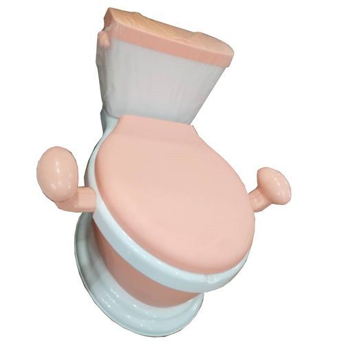 Toilet Training Potty Seat For Kids - Peach,White