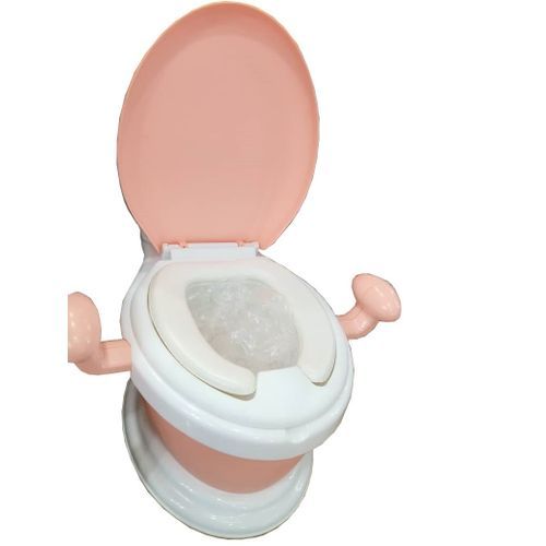 Toilet Training Potty Seat For Kids - Peach,White