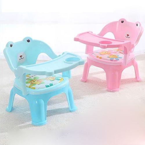 2 In 1 Small Baby Feeding Chair With Removable Tray - Pink