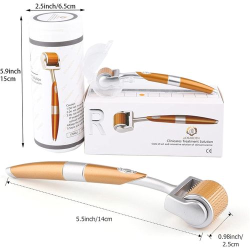 ZGTS Dermaroller Micro Needle Roller Professional Microneedling Derma Needling Kit Skin Care for Face Wrinkles Hair Loss Stretch Marks Hair Regrowth