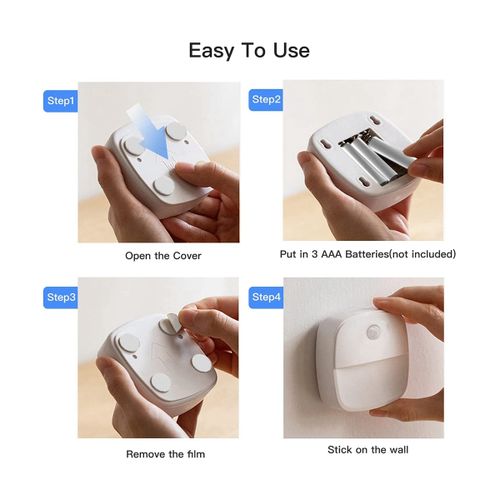915 Generation Indoor Motion Sensor LightBattery Operated LED Night Light Automatic Stair Night Light for HallwayOrientation Light