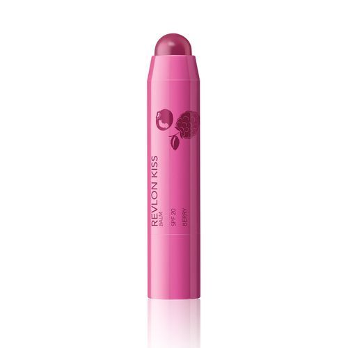 Revlon Kiss Hydrating Lip Balm, With Natural Fruit Oils SPF 20, Berry Burst, 2.6g