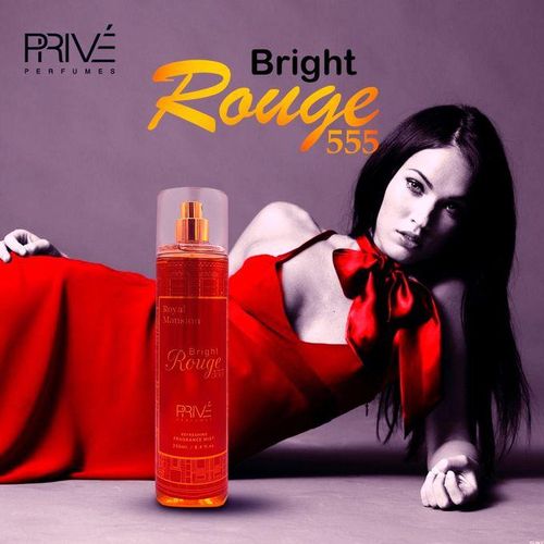 Bright Rouge 555 - Body Mist - For Women - 250ml